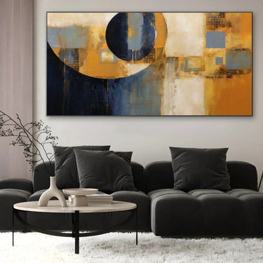 Quadro Stampa su Tela Turbolenza di Colori - CupidoDesign