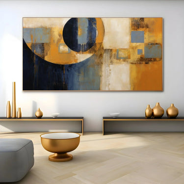 Quadro Stampa su Tela Turbolenza di Colori - CupidoDesign