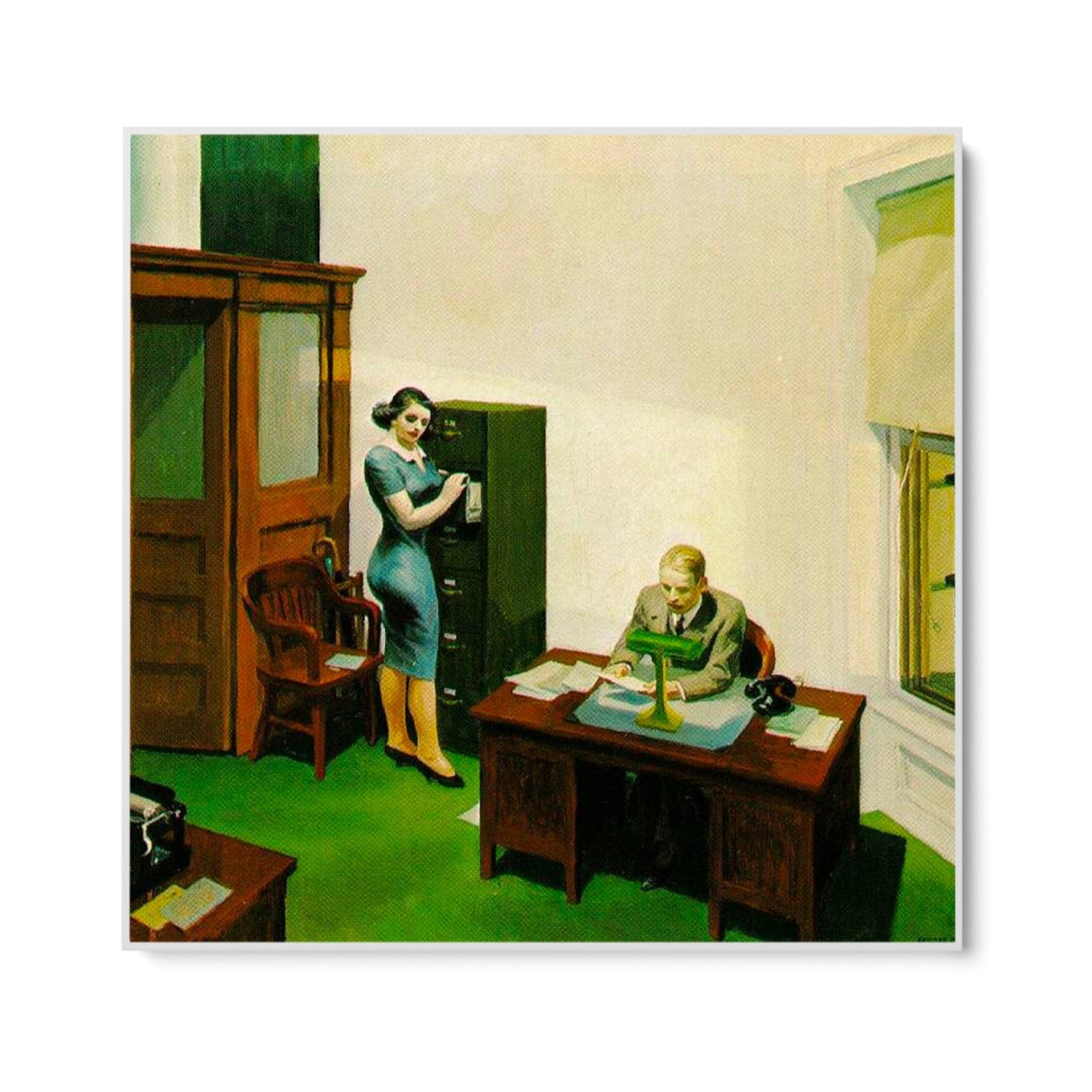 Ufficio di Notte, Edward Hopper - CupidoDesign