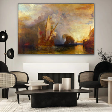 Quadro Stampa su Tela Ulisse schernisce polifemo, William Turner - CupidoDesign