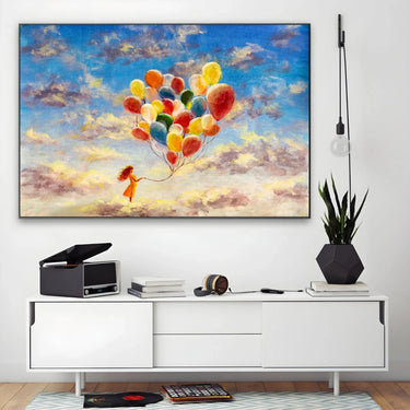 Quadro Stampa su Tela Un cuore e uno spirito - CupidoDesign