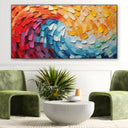 Quadro Stampa su Tela Universo di sfumature - CupidoDesign