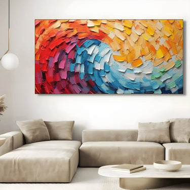 Quadro Stampa su Tela Universo di sfumature - CupidoDesign