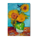 Vase aux trois tournesols, Vincent Van Gogh