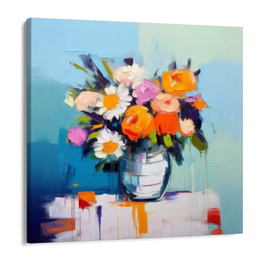 Quadro Stampa su Tela Vaso Colorato - CupidoDesign