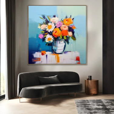 Quadro Stampa su Tela Vaso Colorato - CupidoDesign