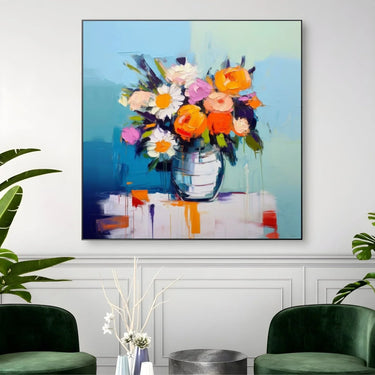 Quadro Stampa su Tela Vaso Colorato - CupidoDesign