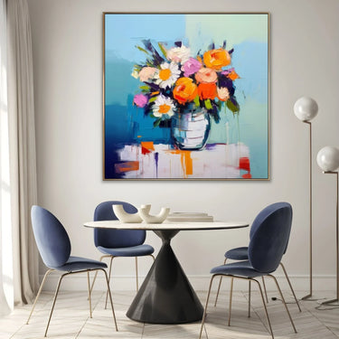Quadro Stampa su Tela Vaso Colorato - CupidoDesign