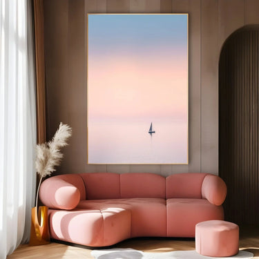 Quadro Stampa su Tela Veliero in paradiso - CupidoDesign