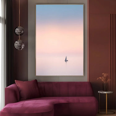 Quadro Stampa su Tela Veliero in paradiso - CupidoDesign