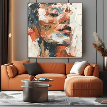 Quadro Stampa su Tela Velo Celeste - CupidoDesign