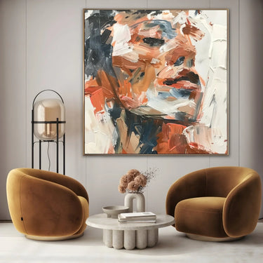 Quadro Stampa su Tela Velo Celeste - CupidoDesign