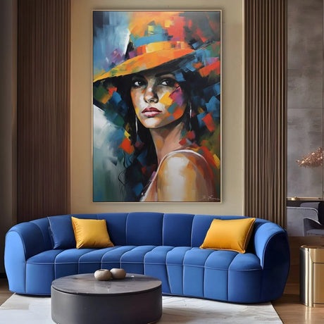 Quadro Stampa su Tela Velo di emozioni - CupidoDesign
