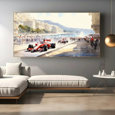 Quadro Stampa su Tela Velocità Rossa - CupidoDesign