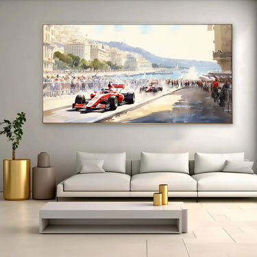 Quadro Stampa su Tela Velocità Rossa - CupidoDesign