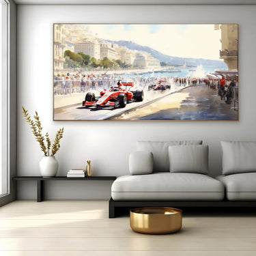 Quadro Stampa su Tela Velocità Rossa - CupidoDesign