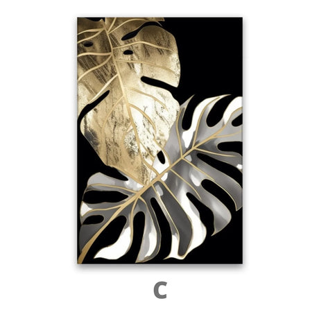 Quadro Stampa su Tela Venature D'oro - CupidoDesign