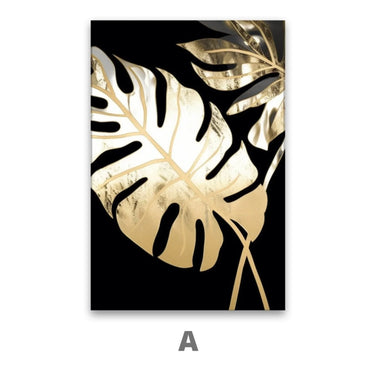 Quadro Stampa su Tela Venature D'oro - CupidoDesign