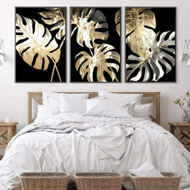 Quadro Stampa su Tela Venature D'oro - CupidoDesign