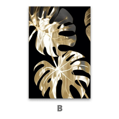 Quadro Stampa su Tela Venature D'oro - CupidoDesign