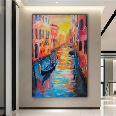Quadro Stampa su Tela Venezia Astratta - CupidoDesign