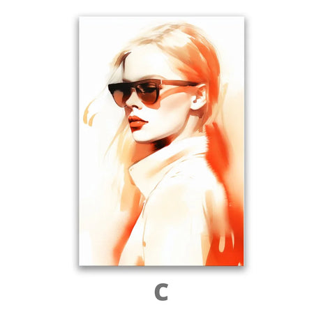 Quadro Stampa su Tela Vento di grazia - CupidoDesign