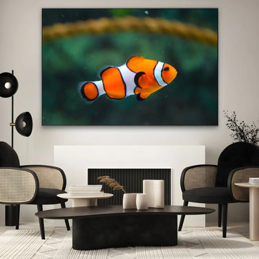 Quadro Stampa su Tela Vento tra le Pinne - CupidoDesign