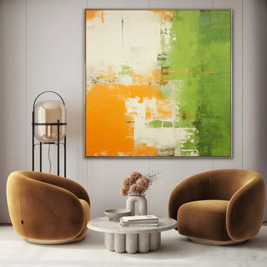 Quadro Stampa su Tela Verde Delicato - CupidoDesign
