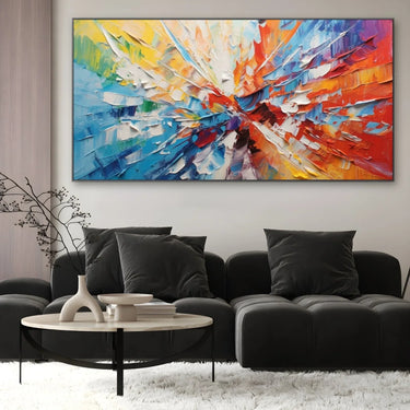 Quadro Stampa su Tela Viaggio multicolore - CupidoDesign