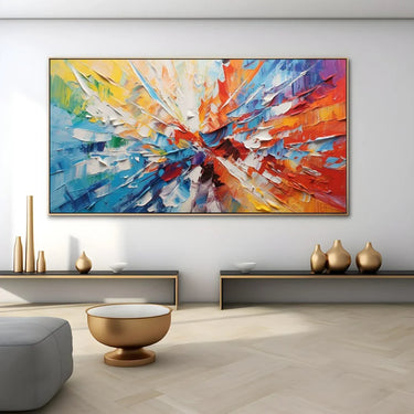 Quadro Stampa su Tela Viaggio multicolore - CupidoDesign