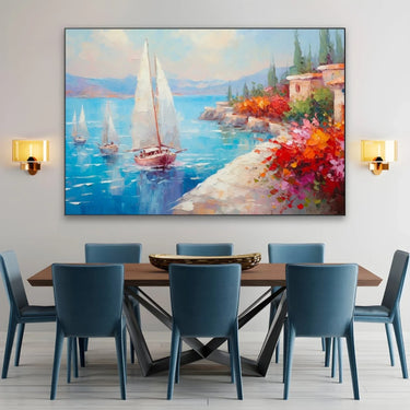 Quadro Stampa su Tela Viaggio pomeridiano - CupidoDesign