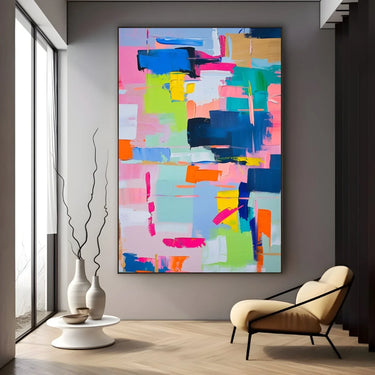 Quadro Stampa su Tela Vibrazioni Arcobaleno - CupidoDesign