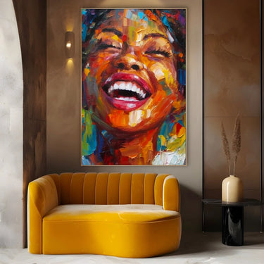 Quadro Stampa su Tela Vibrazioni di Gioia - CupidoDesign
