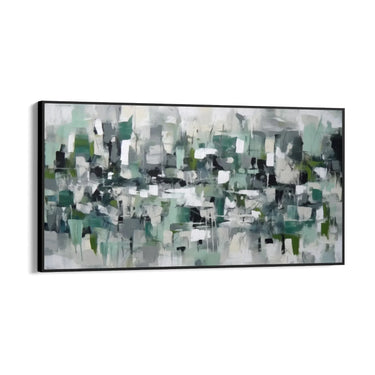 Quadro Stampa su Tela Vibrazioni Verdi - CupidoDesign