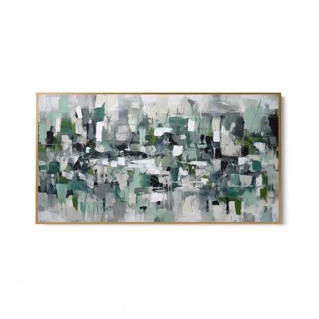 Quadro Stampa su Tela Vibrazioni Verdi - CupidoDesign