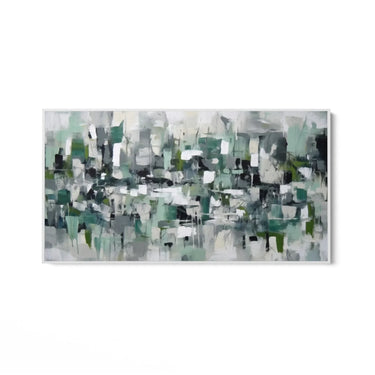 Quadro Stampa su Tela Vibrazioni Verdi - CupidoDesign