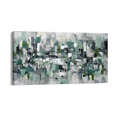 Quadro Stampa su Tela Vibrazioni Verdi - CupidoDesign
