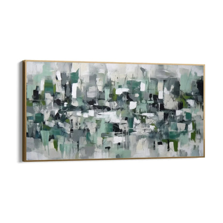 Quadro Stampa su Tela Vibrazioni Verdi - CupidoDesign