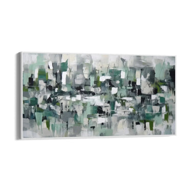 Quadro Stampa su Tela Vibrazioni Verdi - CupidoDesign