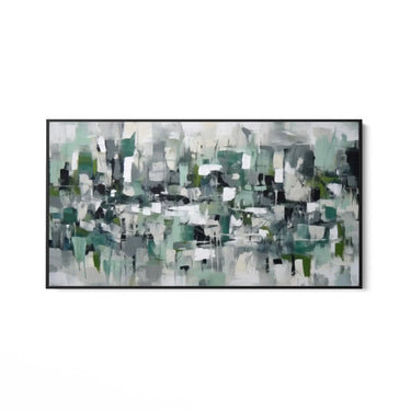 Quadro Stampa su Tela Vibrazioni Verdi - CupidoDesign