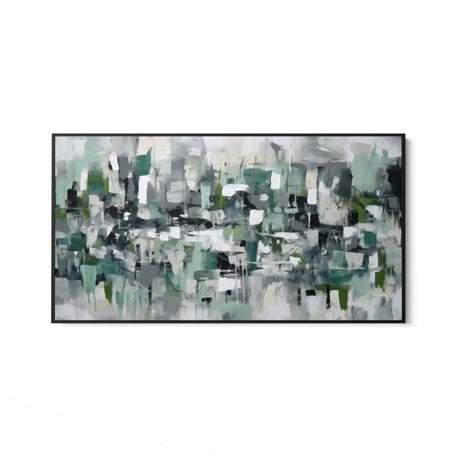 Quadro Stampa su Tela Vibrazioni Verdi - CupidoDesign