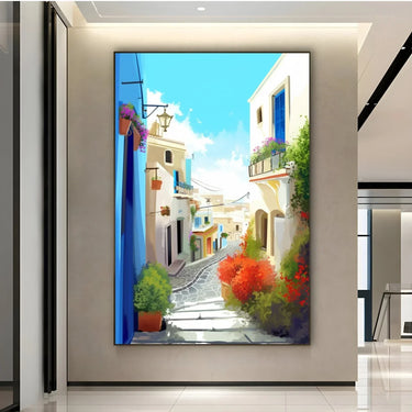 Quadro Stampa su Tela Vicolo italiano - CupidoDesign