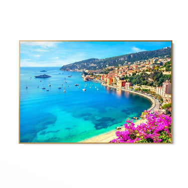 Quadro Stampa su Tela Villefranche-sur-Mer, Costa Azzurra - CupidoDesign