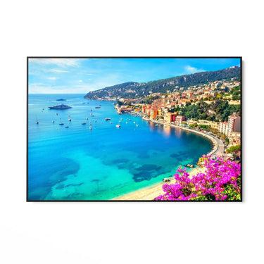 Quadro Stampa su Tela Villefranche-sur-Mer, Costa Azzurra - CupidoDesign