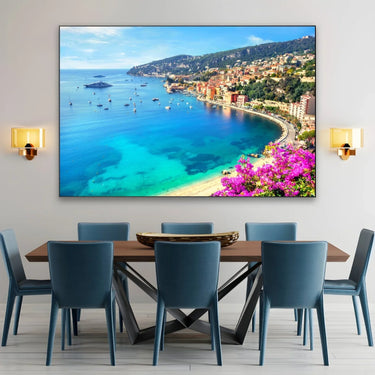 Quadro Stampa su Tela Villefranche-sur-Mer, Costa Azzurra - CupidoDesign