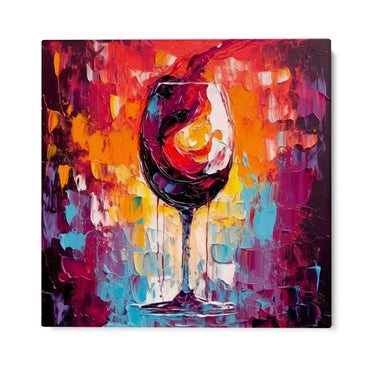Quadro Stampa su Tela Vino Colorato - CupidoDesign