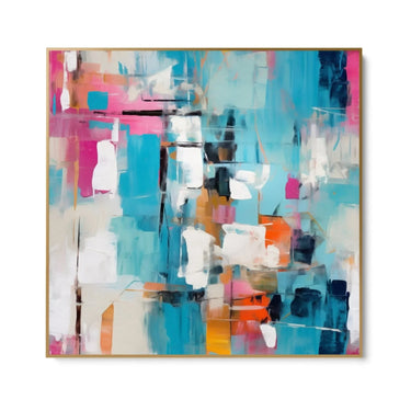 Quadro Stampa su Tela Visione multicolore - CupidoDesign