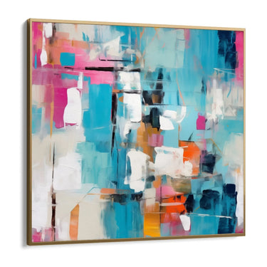 Quadro Stampa su Tela Visione multicolore - CupidoDesign