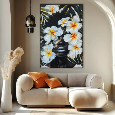 Quadro Stampa su Tela Visioni di Ébano - CupidoDesign