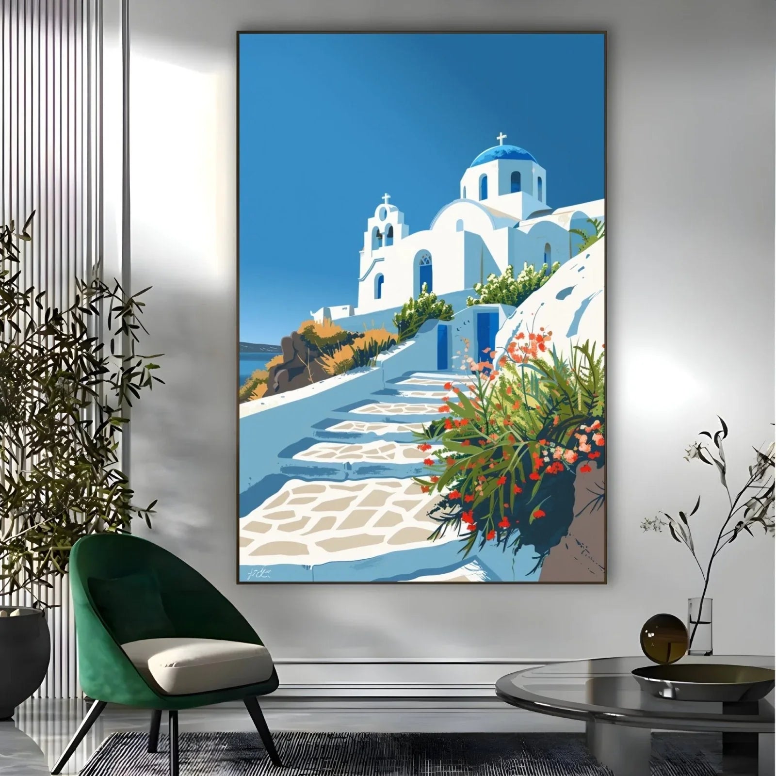 Quadro Stampa su Tela Visioni D'Isola - CupidoDesign